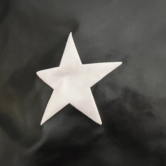 Shein Black Mini Skirt with Bold White Stars – 100% Polyester - Picture 9 of 11